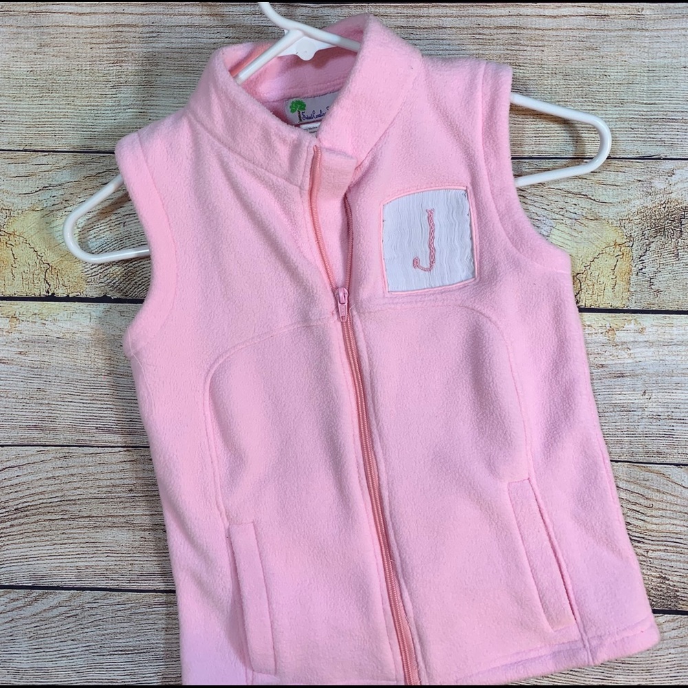 Cute Pink Fleece Vest NWOT
